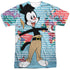 ANIMANIACS/YAKKO WORLD (FRONT/BACK PRINT) - S/S ADULT POLY CREW - MULTI