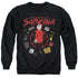 CHILLING ADVENTURES OF SABRINA/CIRCLE - ADULT CREWNECK SWEATSHIRT - BLACK