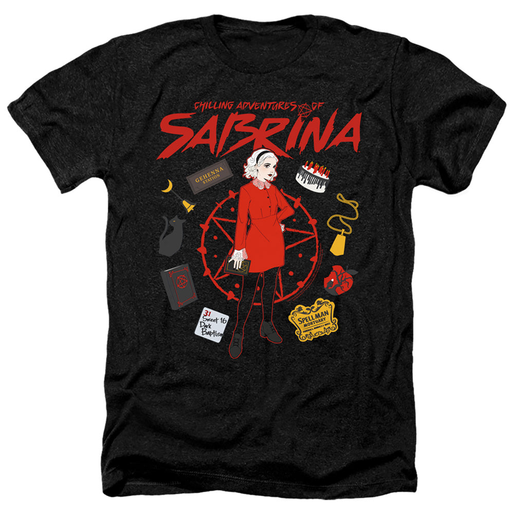 CHILLING ADVENTURES OF SABRINA/CIRCLE - ADULT HEATHER - BLACK