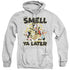ANIMANIACS/SMELL YA LATER - ADULT PULLOVER HOODIE - ATHLETIC HEATHER