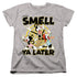 ANIMANIACS/SMELL YA LATER - S/S WOMENS TEE - ATHLETIC HEATHER