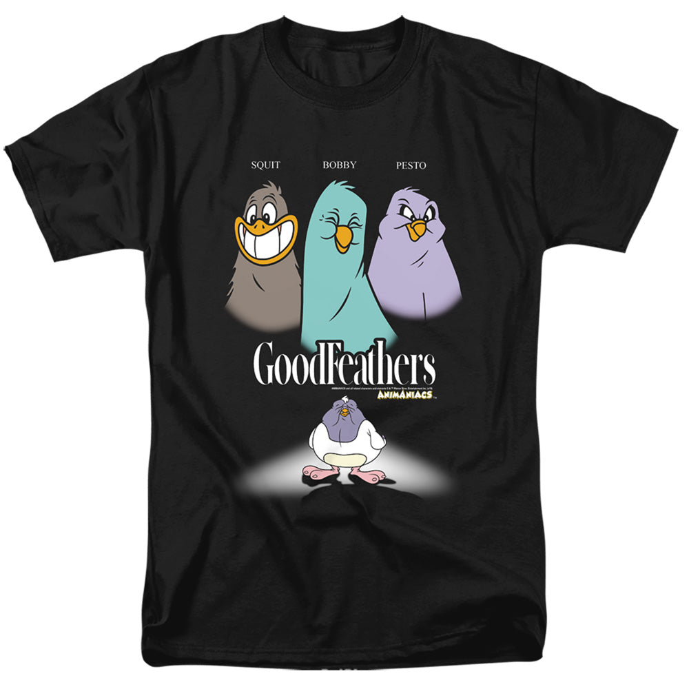 ANIMANIACS/GOODFEATHERS - S/S ADULT 18/1 - BLACK