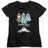 ANIMANIACS/GOODFEATHERS - S/S WOMENS TEE - BLACK