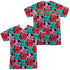 ANIMANIACS/SQUARES (FRONT/BACK PRINT) - S/S ADULT POLY CREW - MULTI