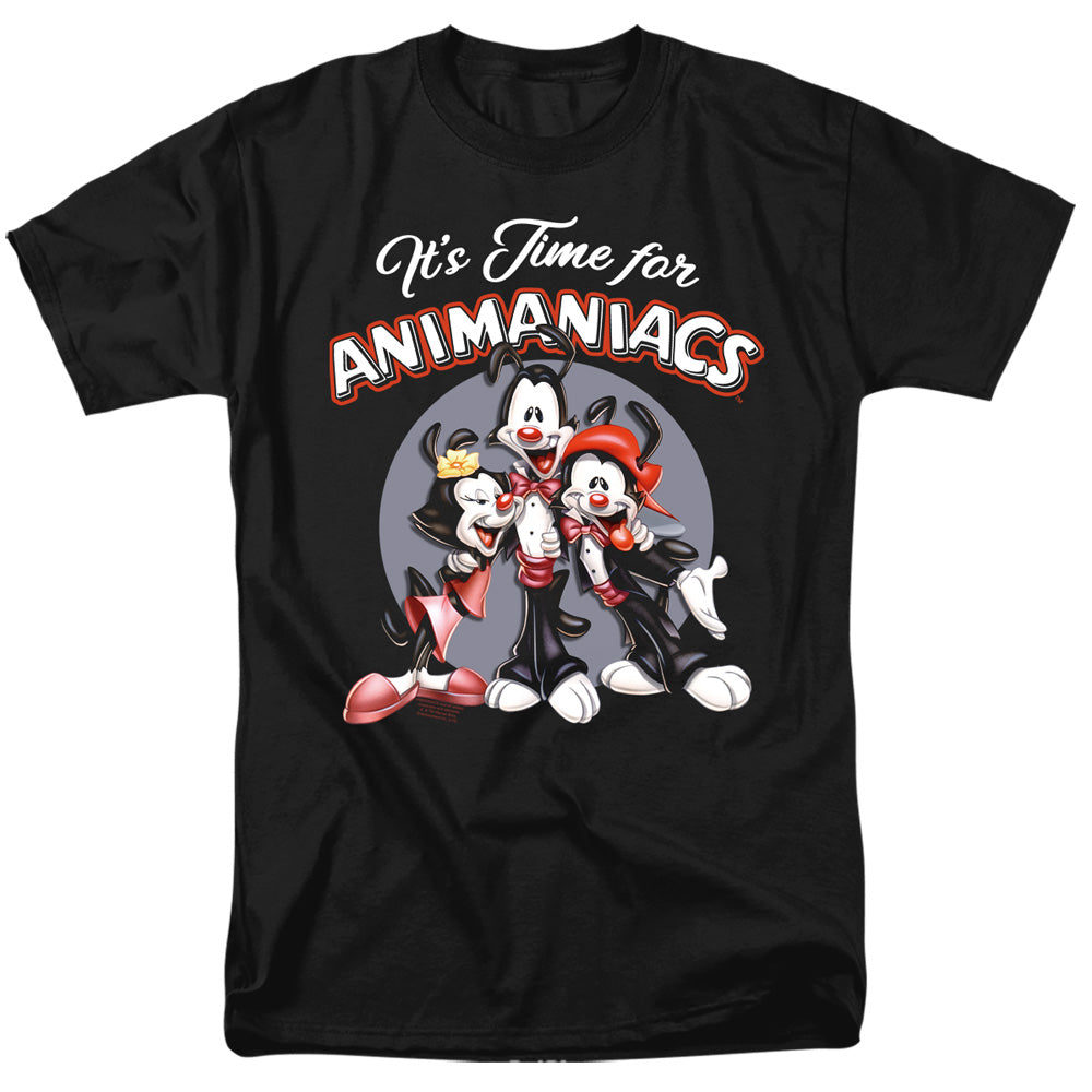 ANIMANIACS/ITS TIME FOR - S/S ADULT 18/1 - BLACK