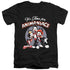ANIMANIACS/ITS TIME FOR - S/S ADULT V-NECK 30/1 - BLACK