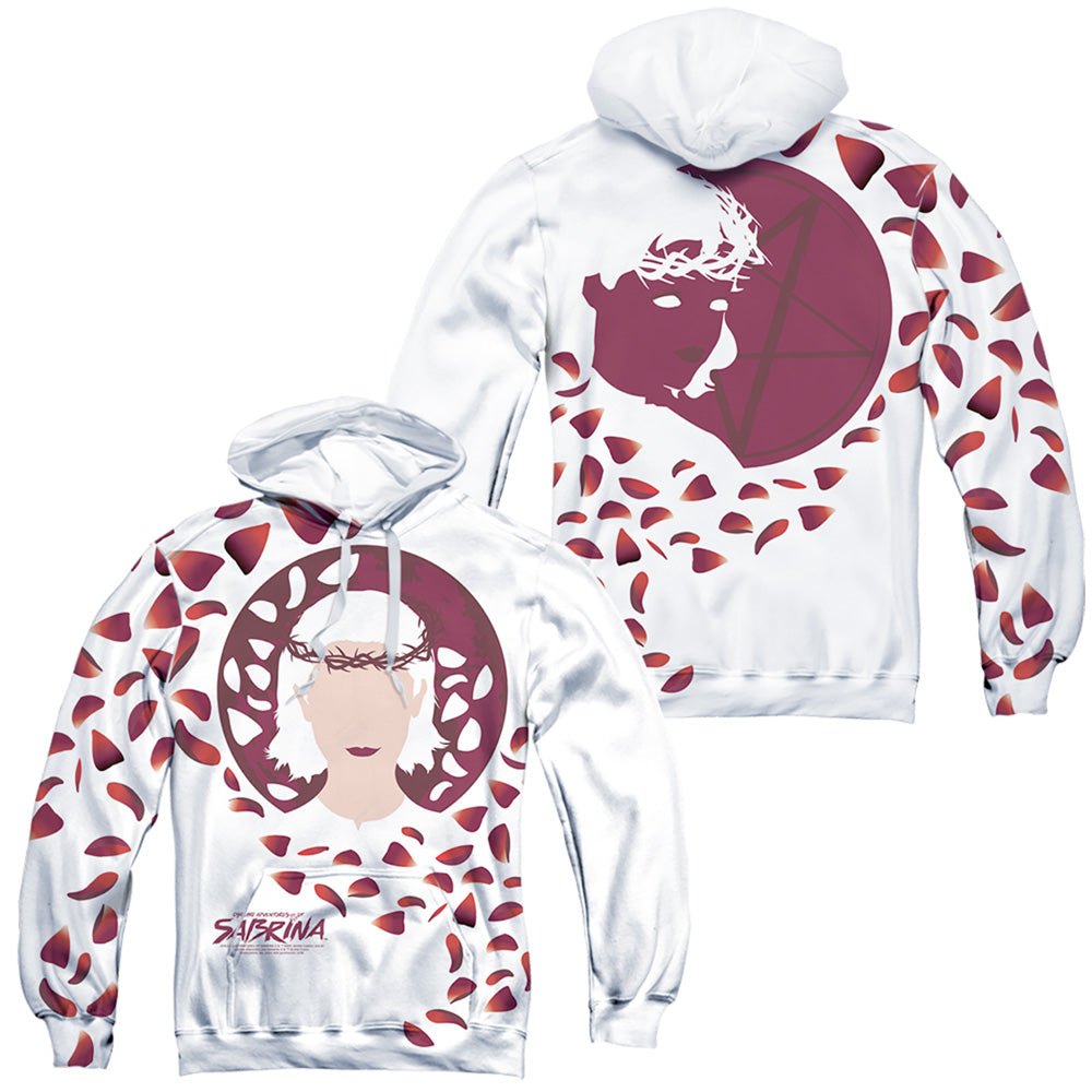 CHILLING ADVENTURES OF SABRINA/CROWN OF THORNS (FRONT/BACK PRINT) - ADULT POLY PULLOVER HOODIE - MULTI