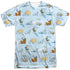 ANIMANIACS/EXPERIMENTS (FRONT/BACK PRINT) - S/S ADULT POLY CREW - MULTI