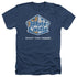 WHITE CASTLE/DISTRESSED LOGO - ADULT HEATHER - NAVY