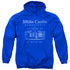 WHITE CASTLE/BY THE SACK - ADULT PULLOVER HOODIE - ROYAL BLUE
