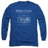 WHITE CASTLE/BY THE SACK -  L/S ADULT 18/1  - ROYAL BLUE