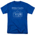 WHITE CASTLE/BY THE SACK - S/S ADULT 18/1 - ROYAL BLUE