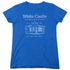 WHITE CASTLE/BY THE SACK - S/S WOMENS TEE - ROYAL BLUE