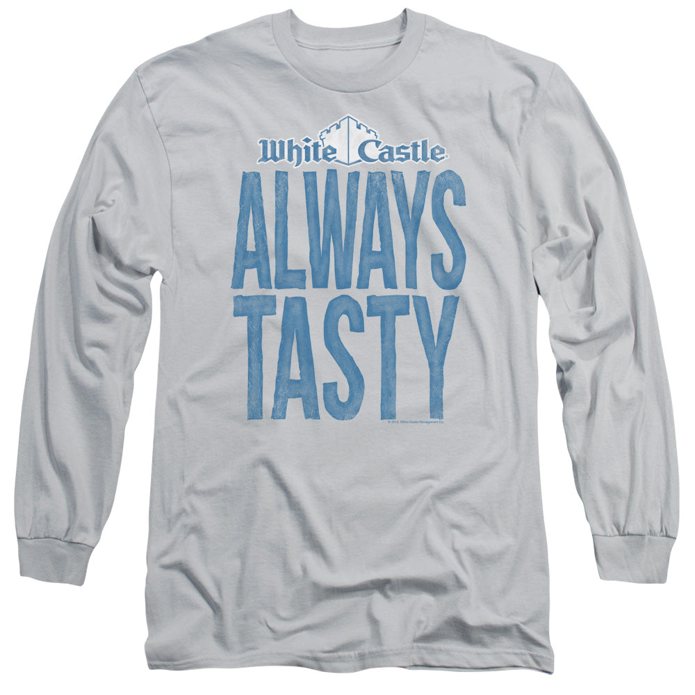 WHITE CASTLE/ALWAYS TASTY - L/S ADULT 18/1 - SILVER