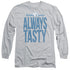 WHITE CASTLE/ALWAYS TASTY - L/S ADULT 18/1 - SILVER