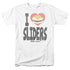 WHITE CASTLE/I HEART SLIDERS - S/S ADULT 18/1 - WHITE