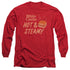 WHITE CASTLE/HOT & STEAMY - L/S ADULT 18/1 - RED