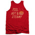 WHITE CASTLE/HOT & STEAMY - ADULT TANK - RED