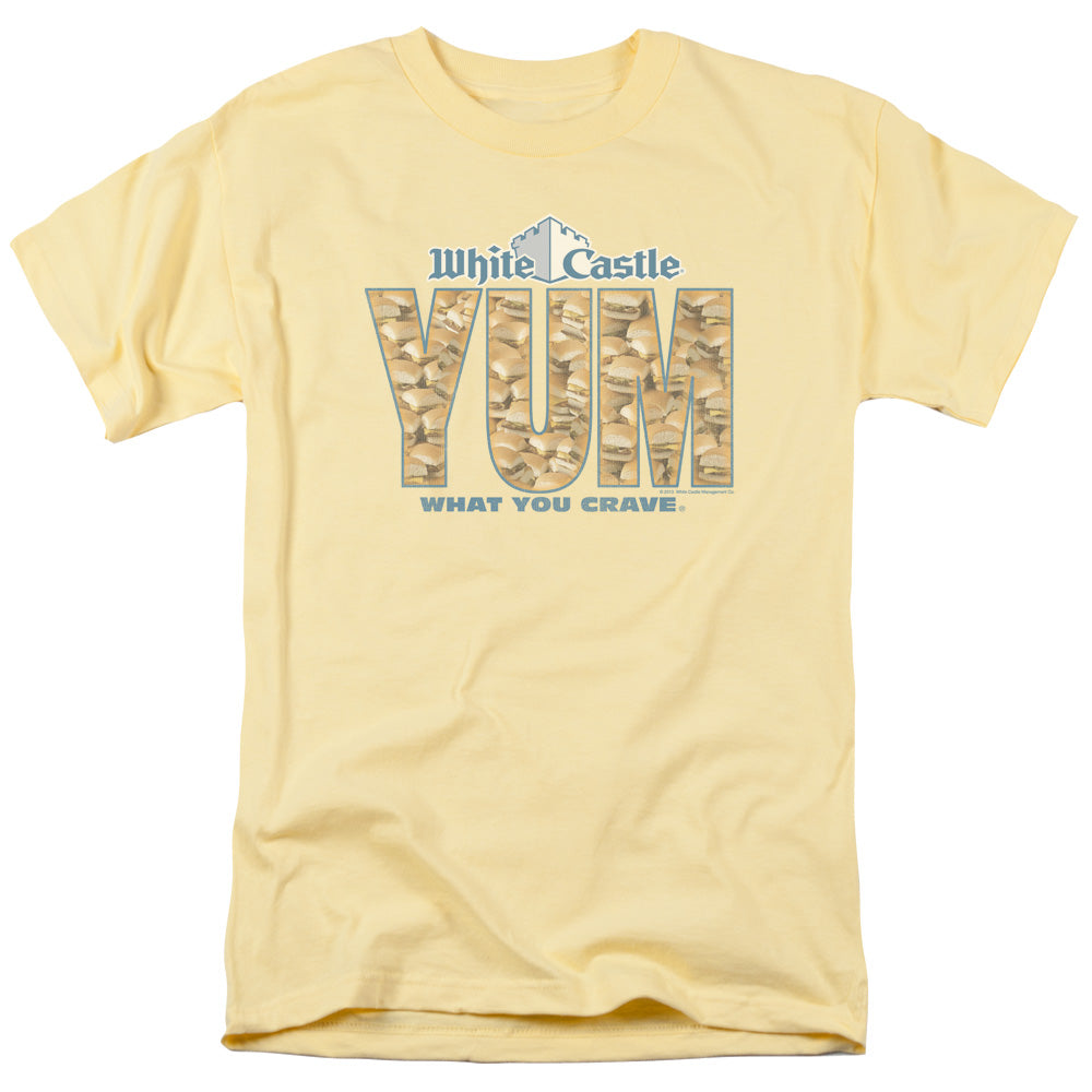 WHITE CASTLE/YUM - S/S ADULT 18/1 - BANANA