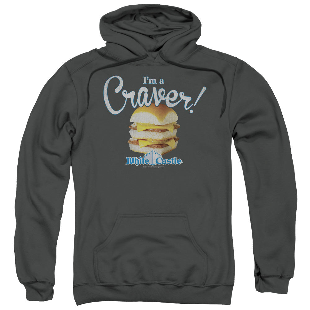 WHITE CASTLE/CRAVER - ADULT PULLOVER HOODIE - CHARCOAL