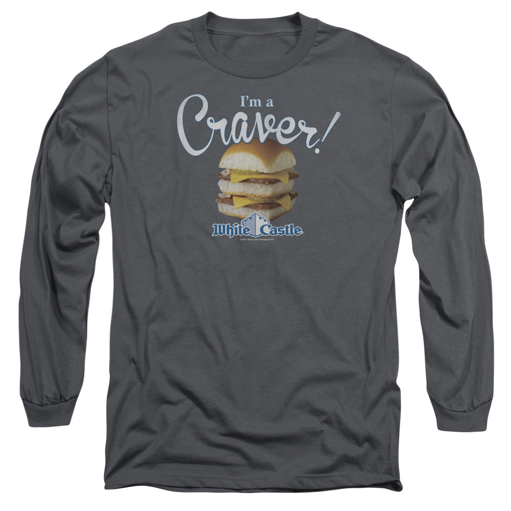 WHITE CASTLE/CRAVER - L/S ADULT 18/1 - CHARCOAL