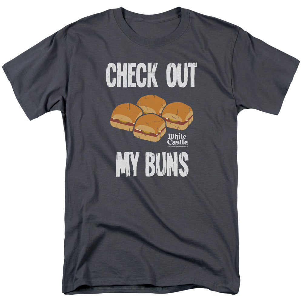 WHITE CASTLE/MY BUNS - S/S ADULT 18/1 - CHARCOAL