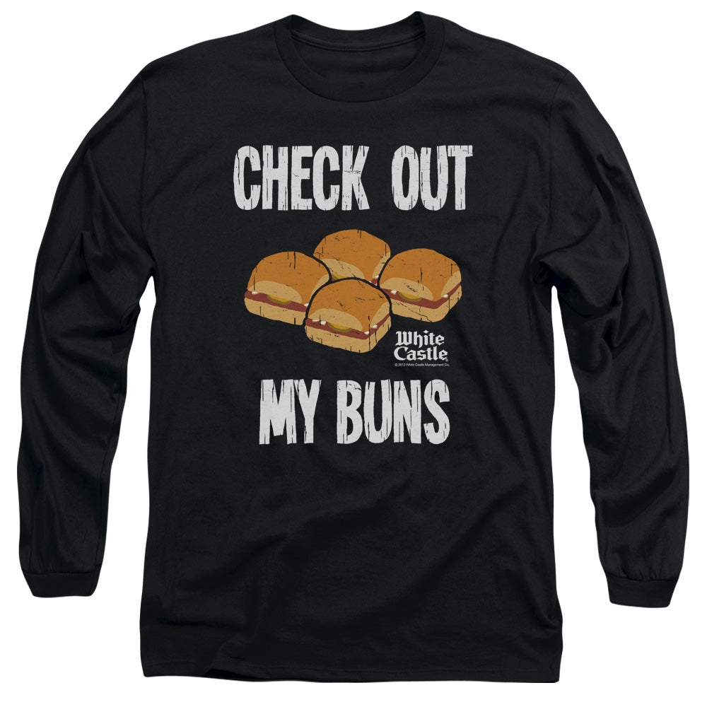 WHITE CASTLE/MY BUNS - L/S ADULT 18/1 - BLACK