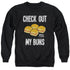 WHITE CASTLE/MY BUNS - ADULT CREWNECK SWEATSHIRT - BLACK