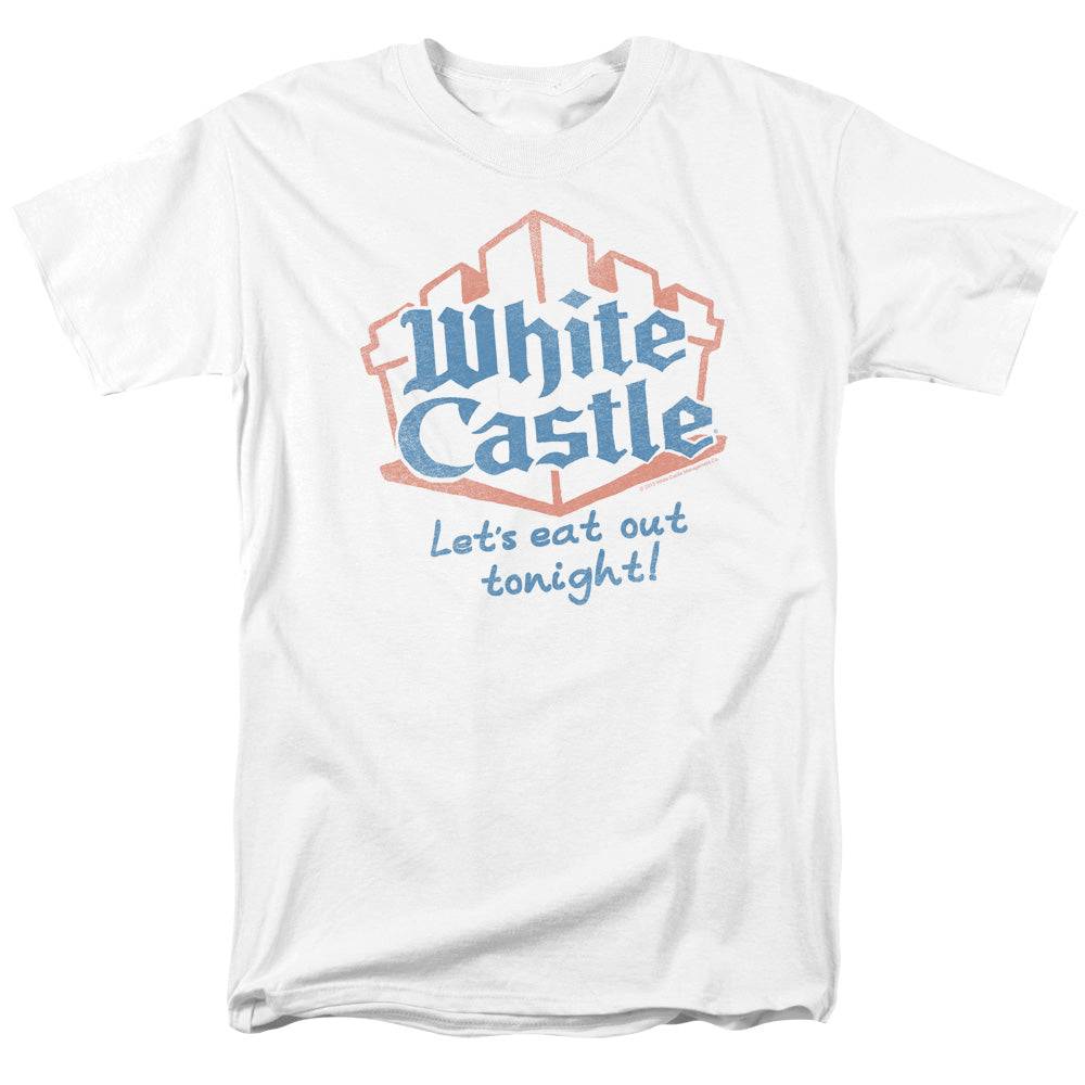 WHITE CASTLE/LETS EAT - S/S ADULT 18/1 - WHITE