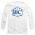 WHITE CASTLE/MONOGRAM -  L/S ADULT 18/1  - WHITE