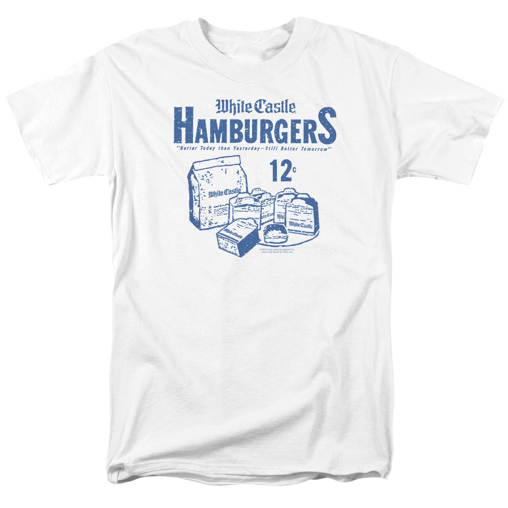 WHITE CASTLE/12 CENTS - S/S ADULT 18/1  -  WHITE