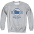 WHITE CASTLE/EMBLEM - ADULT CREWNECK SWEATSHIRT - ATHLETIC HEATHER