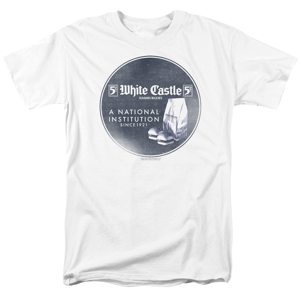 WHITE CASTLE/NATIONAL INSTITUTION - S/S ADULT 18/1  -  WHITE