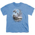 WILDLIFE/EVENING FLIGHT MALLARDS - S/S YOUTH 18/1 - CAROLINA BLUE