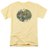 WILDLIFE/APPLE BLOSSOM TIME ROBINS - S/S ADULT 18/1 - BANANA