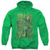 WILDLIFE/SUMMERTIME ESTRN BLUEBIRD - ADULT PULLOVER HOODIE - KELLY GREEN