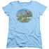 WILDLIFE/ORIOLES AND FARM - S/S WOMENS TEE - LIGHT BLUE