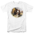 WILDLIFE/SPRINGER SPANIEL HEAD - S/S ADULT 18/1 - WHITE