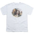 WILDLIFE/SPRINGER SPANIEL HEAD - S/S YOUTH 18/1 - WHITE