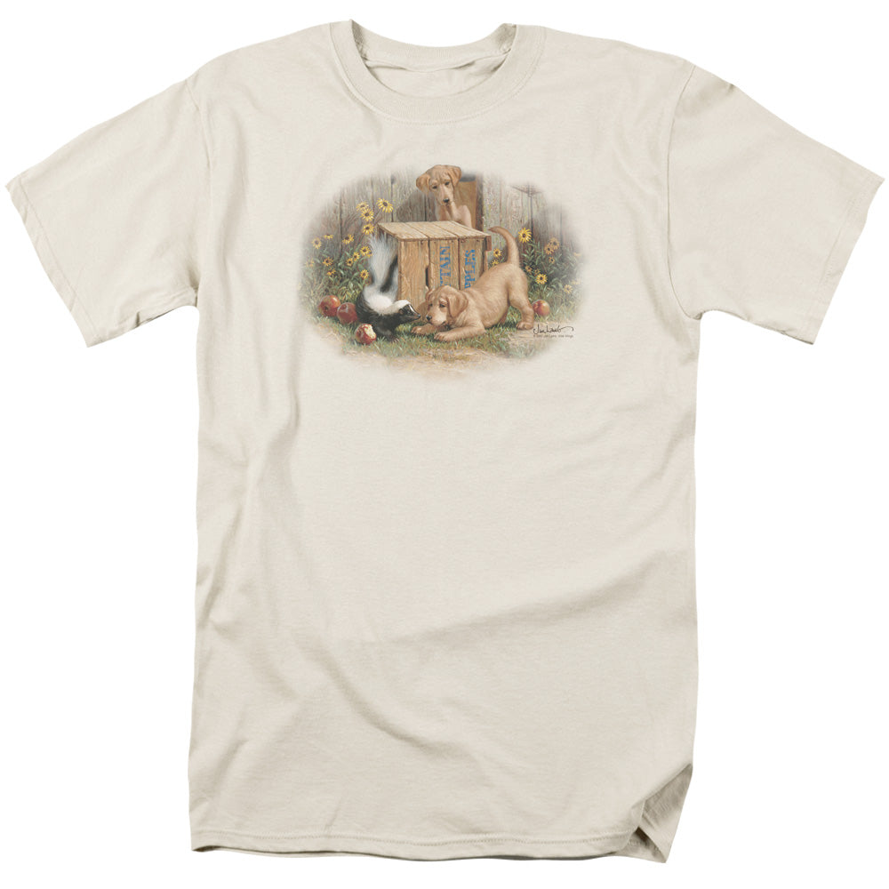 WILDLIFE/DONT TALK TO STRANGERS - S/S ADULT 18/1 - CREAM