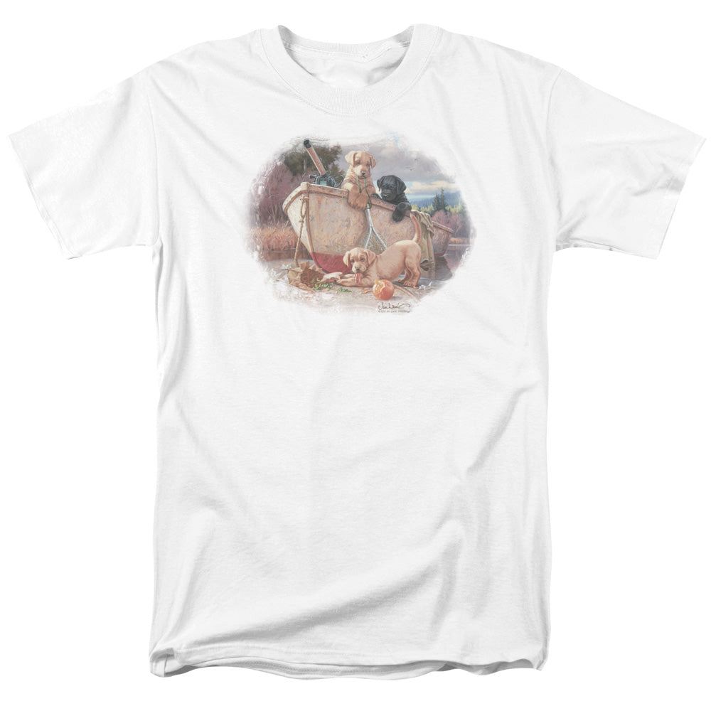 WILDLIFE/LUNCH BREAK LAB PUPS - S/S ADULT 18/1 - WHITE