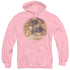 WILDLIFE/GETTING ACQUAINTED - ADULT PULLOVER HOODIE - PINK