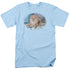WILDLIFE/POMERANIAN PORTRAIT - S/S ADULT 18/1 - LIGHT BLUE