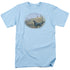 WILDLIFE/LOOKING BACK - S/S ADULT 18/1 - LIGHT BLUE