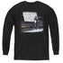 WILDLIFE/KITTEN ON THE KEYS - YOUTH LONG SLEEVE TEE - BLACK