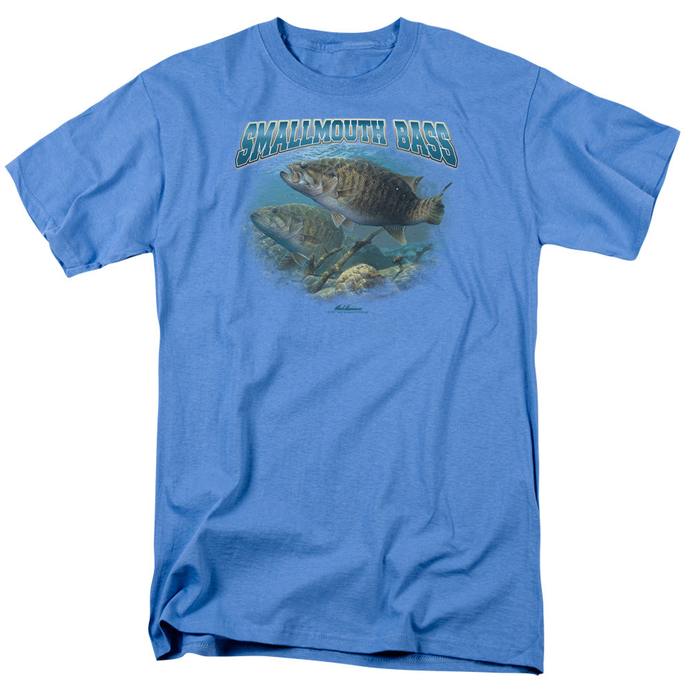 WILDLIFE/GANGING UP - S/S ADULT 18/1 - CAROLINA BLUE