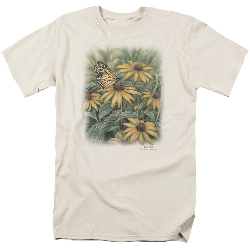 WILDLIFE/MONARCH BUTTERFLY - S/S ADULT 18/1 - CREAM