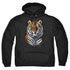 WILDLIFE/JUNGLE FIRE - ADULT PULLOVER HOODIE - BLACK