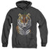 WILDLIFE/JUNGLE FIRE - ADULT HEATHER HOODIE - BLACK
