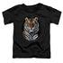 WILDLIFE/JUNGLE FIRE - S/S TODDLER TEE - BLACK